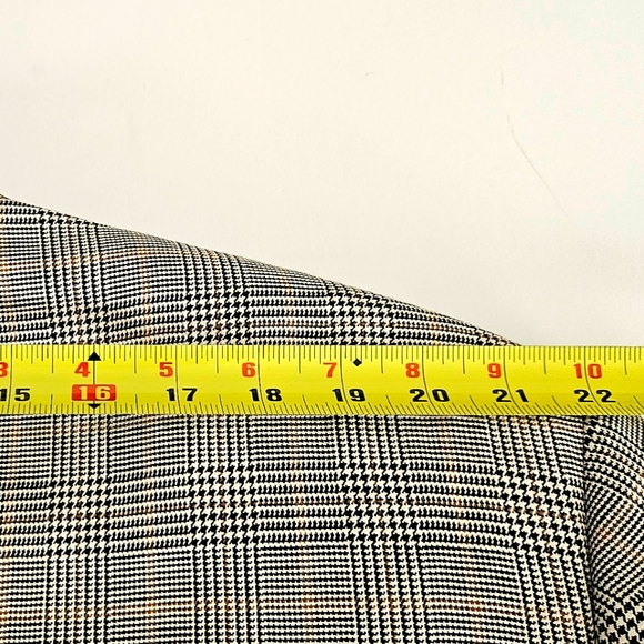 Pronto Moda Mens 52R Sport Coat/Blazer Black/White Plaid Silk/Wool/Cashm… - Picture 11 of 16